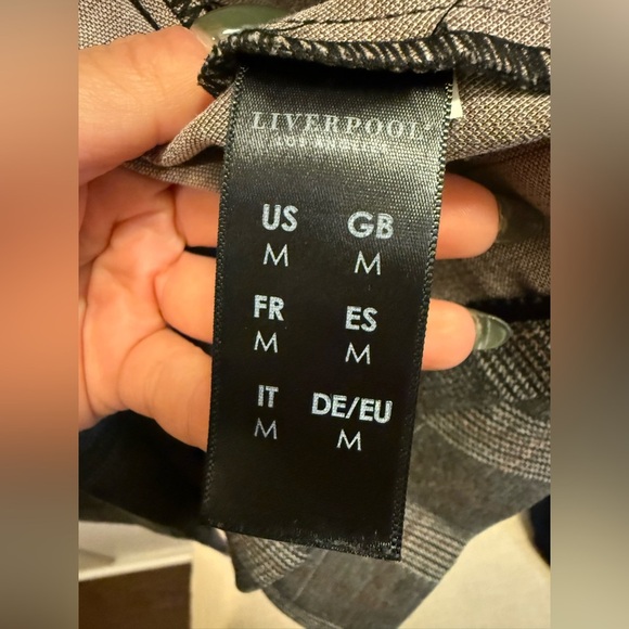 LIVERPOOL LOS ANGELES | Houndstooth Plaid Boyfriend Blazer | Size M - Picture 4 of 6